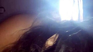 THE PETITE GIRL IS DOING ORAL ON HIS PUSSY