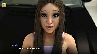 wvm 192 interview with teen brunette goes erotic in 3d