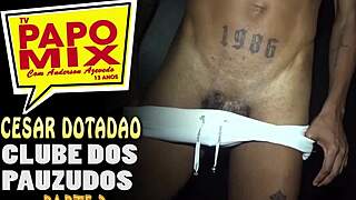 Cesar shows off his boldness in the big cocks club in Sao Paulo, part 2.