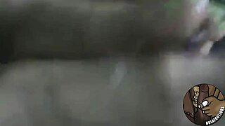 Ebony Babe Gives Intense Footjob With Toes On Cock!