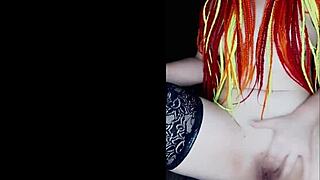 with a lover via video call