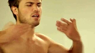 Lovers Participate with Exercises in Workout, Getting Massage and Engaging in Gay Activities Together in the Gym Room