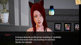 Big tits and ass in family episode.