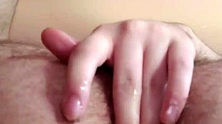 young gay feels pleasure with toys