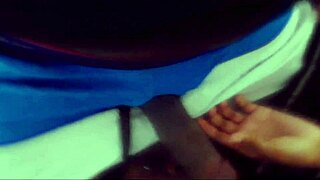 Allen watches his ebony wife suck a big black cock