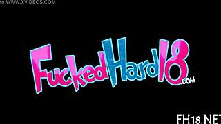 Eighteen-Year-Old Floozy Screwed Hard by Older Guy, Wow!