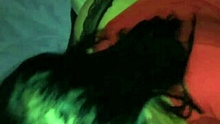 Amateur gives intense blowjob to cock in mamada de verga scene.