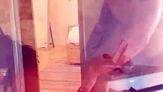 lady raex in the shower, wet and ready for big cock action