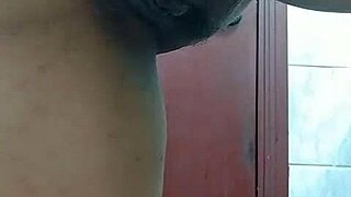 wife masturbatin with dildo in bathroom