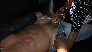 Teen sucks my dick in gloryhole and swallows