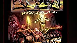 Succubus battles in the bonus comic arena stage.