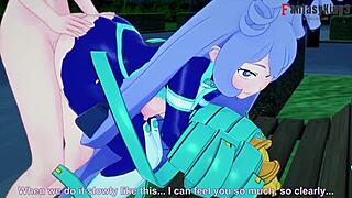 nejire hado says come fuck me in the park from boku no hero