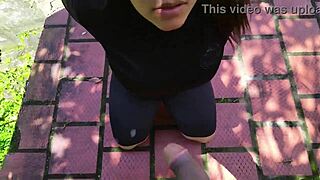 My trainer fucks me deliciously and cums on my big tits 😋