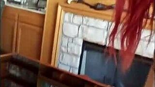 Savana Styles teases with wet panties in solo play.