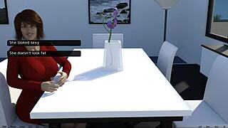 Amateur teen and hot milf slam big tits and ass in anal action