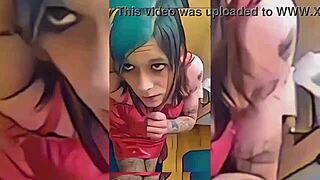 Hot Shemale Teasing in Bathroom Strips Me Wild