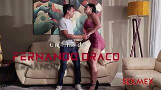 Ebony wife Salomé Gil comes home after a hard day of fucking big cocks