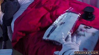 crazy boss has swalloween fun with teen in pov