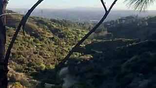 Nikole Nash squirts in public art session.