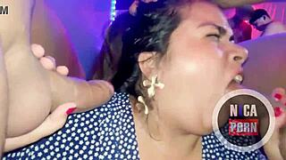 Nicaragua casting turns into wild threesome action!