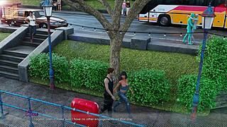 Explore a different reality in visual novel game Alternate existence 34