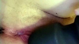 that sexy white girl squirts all over herself while masturbating