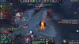 Liquid crushes Fnatic in Dota 2 match.