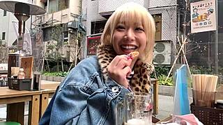 i watch this japanese gal with big tits squirt while riding monster cock