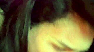 Latina shows off sloppy deepthroat on monster cock