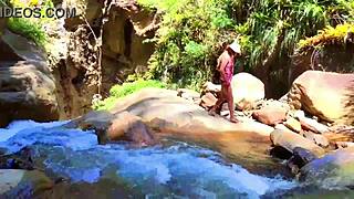 I am Lilyan masturbating by the river