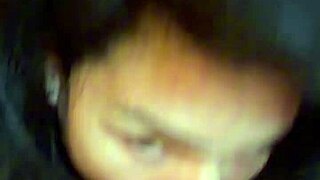 Latina shows off sloppy deepthroat on monster cock