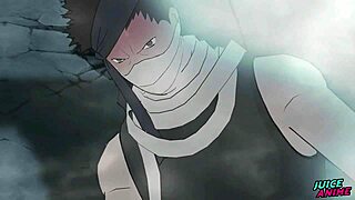kakashi fights zabuza in naruto bara yaoi