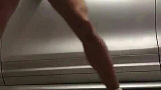 The tattooed blonde amateur fists both holes and sucks big cock in pov.