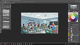 Darkcookie streams Summertime Saga on Picarto in 720p on September 29, 2023