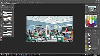 Darkcookie streams Summertime Saga on Picarto in 720p on September 29, 2023