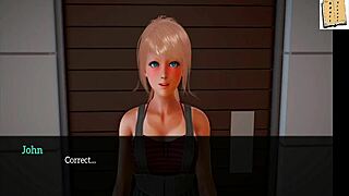 Blonde in new family performs 69, licking shaved pussy and ass