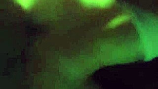 four friends partying at the nightclub after a long night out, dancing and having fun until dawn