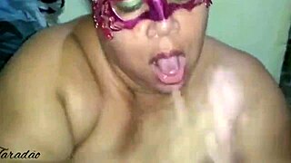 Enjoying lingerie session with handjob and massage