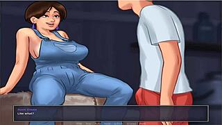 in summer time saga, 'grab my big tits'