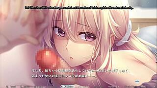 in anetomo eimi scene 5, the anime hentai babe with big tits gets involved in steamy action, english subbed