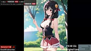 Uncensored japanese hentai music video featuring yunyun 210 in ai cgs scenes.