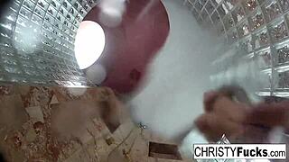 Steamy Shower Fun with Christy, Dahlia, and Ivan's Tattooed Body