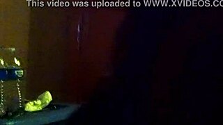 Interracial blowjob video featuring a milf performing oral sex on a large cock in detailed close-up.