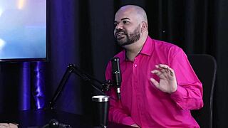 Paulo avelar likes to spank without hurting in sheer red lingerie 😏