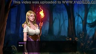 Did the wolf really try to eat myrtle's big tits?