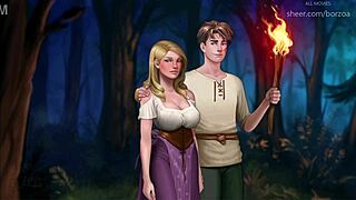 Did the wolf really try to eat myrtle's big tits?