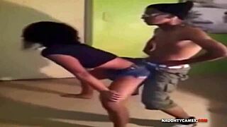 Sexy bikini dances in yard compilation