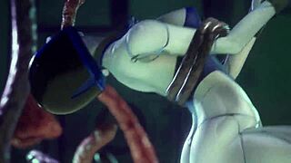 ديمي تتلقى نيك قوي في أنمي 4K 3D! 🔥