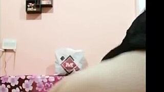 Latina Woman Dancing Sensually At Night In Sexy Outfit