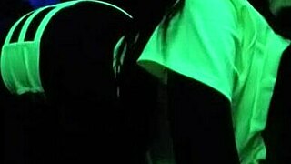 Detailed POV sex with Dayanara under black light in amateur fetish scene